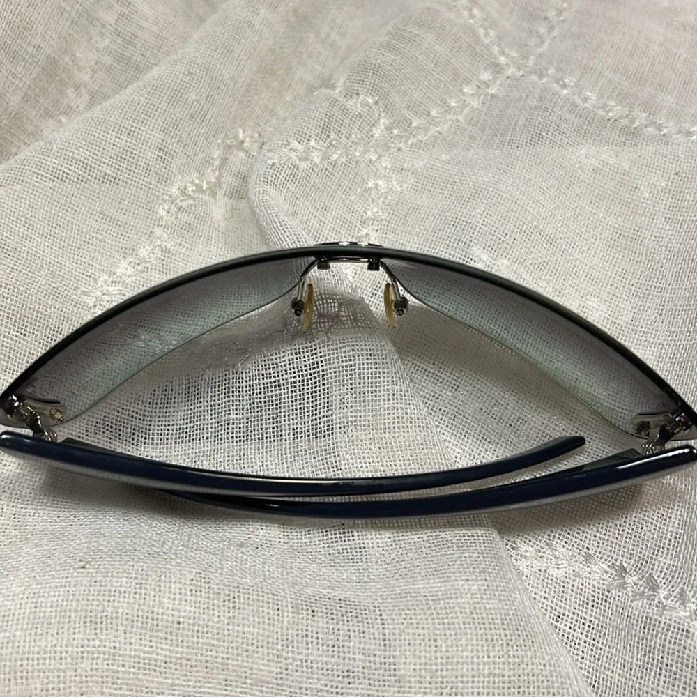 Marc Jacobs MMJ005 gradient shield style sunglasses with case